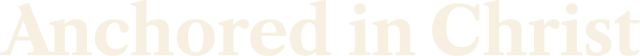 Anchored in Christ logo