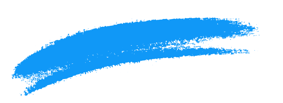 Blue brushstroke